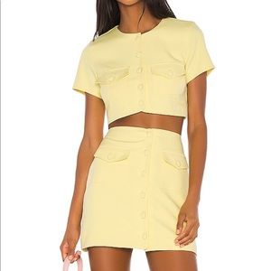 Revolve Song Of Style Gala top & skirt set XS $276